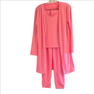New - 3 pc Pink Jogger Outfit - S